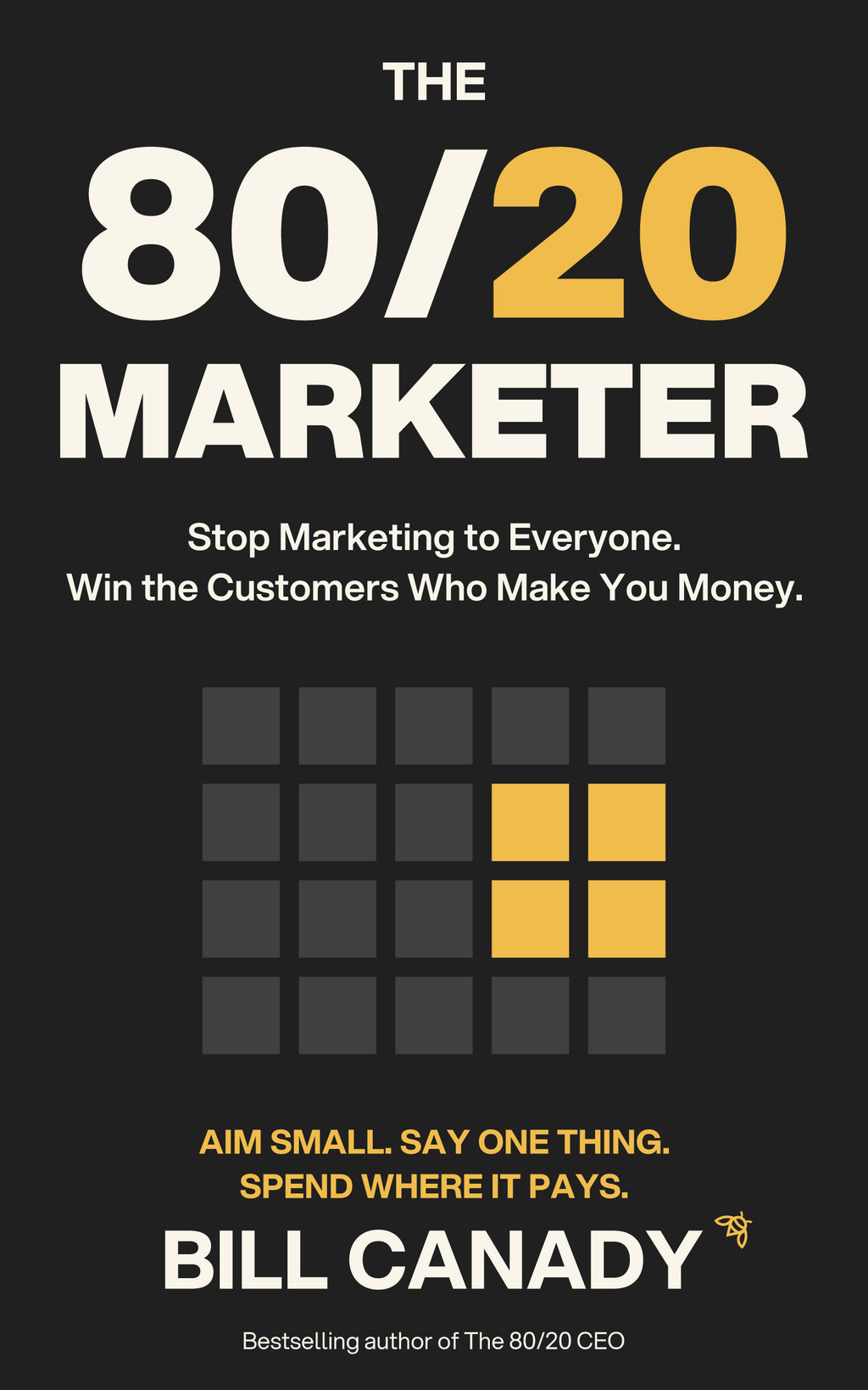 The 80/20 Marketer ebook cover